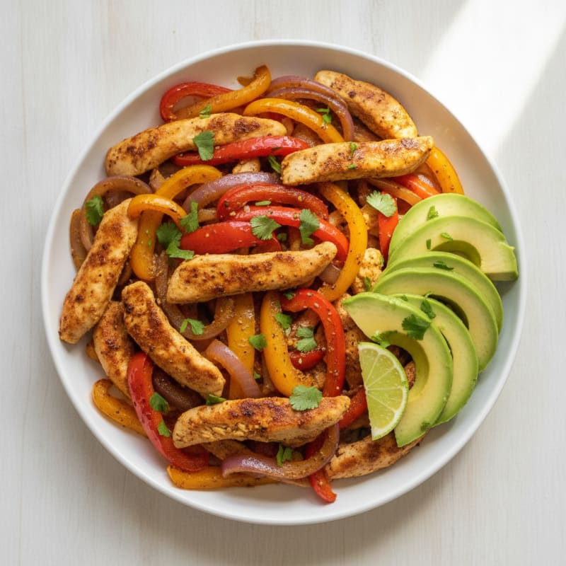 Chicken Fajita Skillet with Peppers