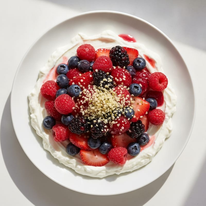 Creamy Greek Yogurt Protein Parfait with Mixed Berries