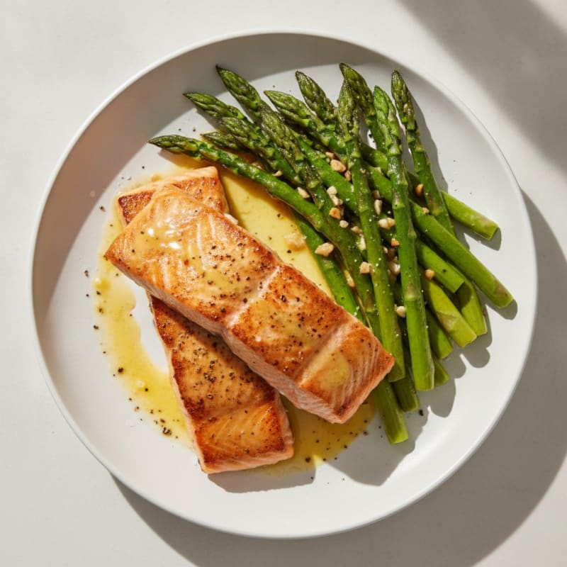 Pan-Seared Salmon with Zesty Dijon Sauce