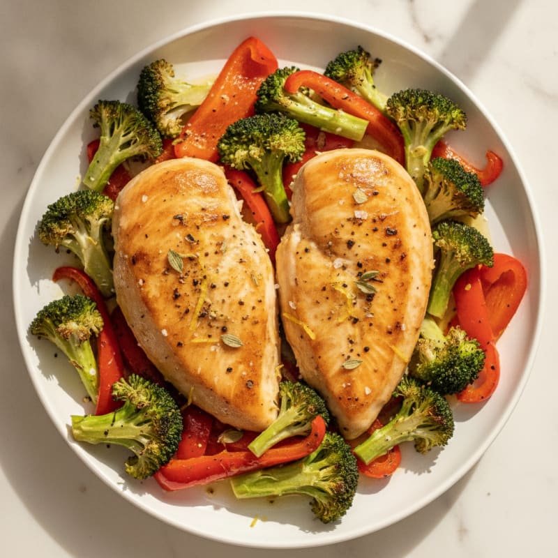 Lemon Herb Chicken and Roasted Vegetables