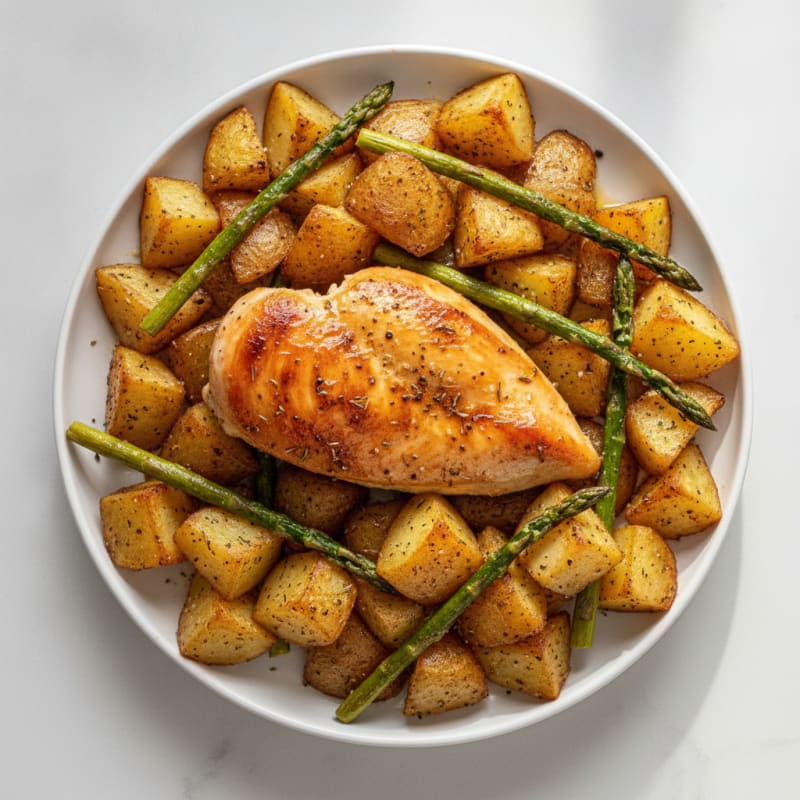 Herb-Roasted Chicken and Potatoes