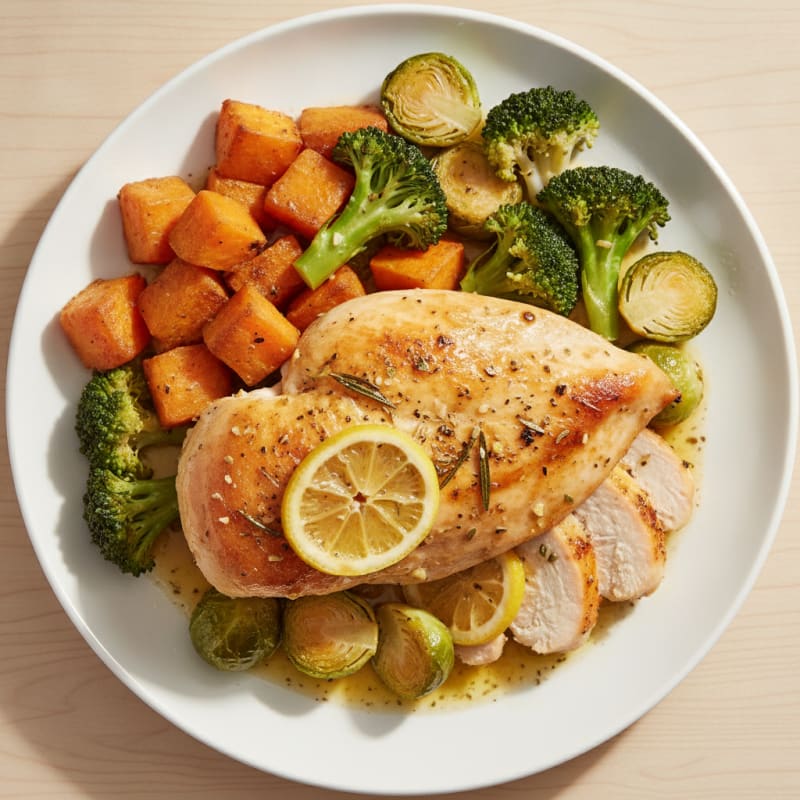 Lemon-Herb Roasted Chicken and Vegetables
