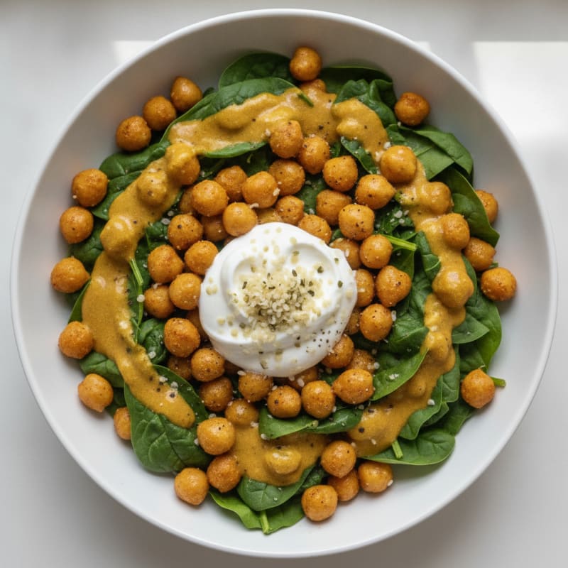 Hearty Chickpea Gravy Bowl