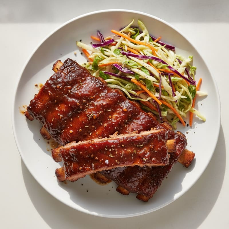 Sticky BBQ Baby Back Ribs