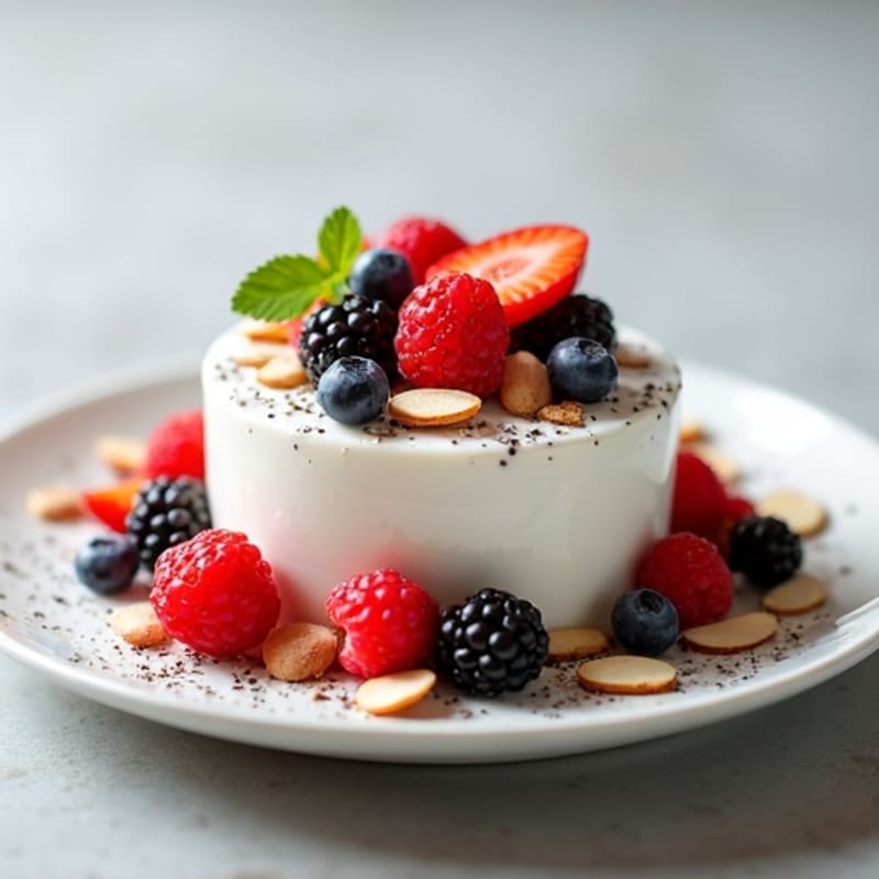 Creamy Greek Yogurt Protein Parfait with Mixed Berries