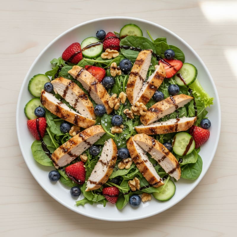 Grilled Chicken and Berry Salad