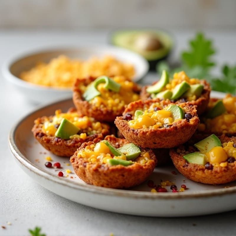 Crispy Black Bean Nacho Bites
