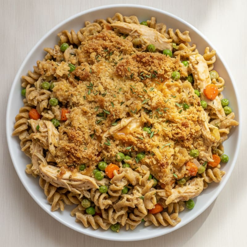 Rotisserie Chicken and Noodle Casserole