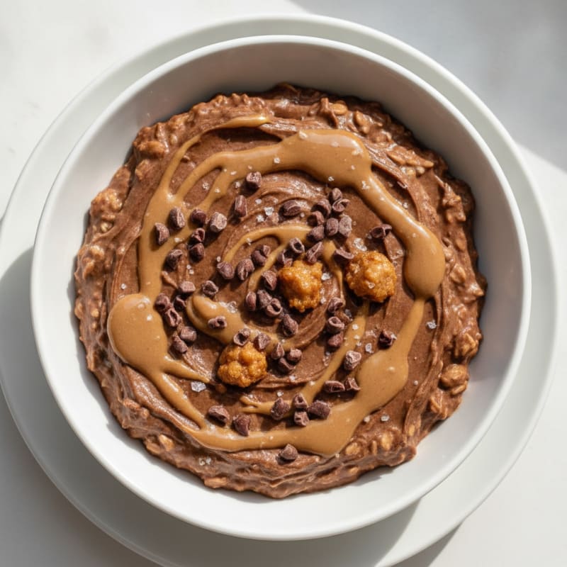 Chocolate Peanut Butter Buckeye Protein Bowl