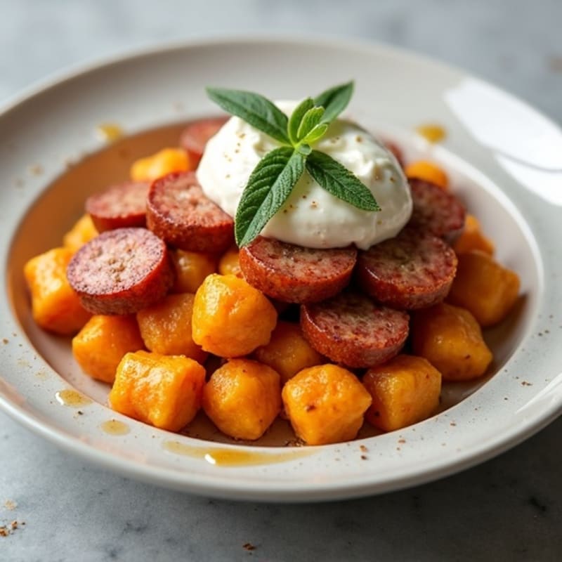 Crispy Sweet Potato Gnocchi with Sage Brown Butter