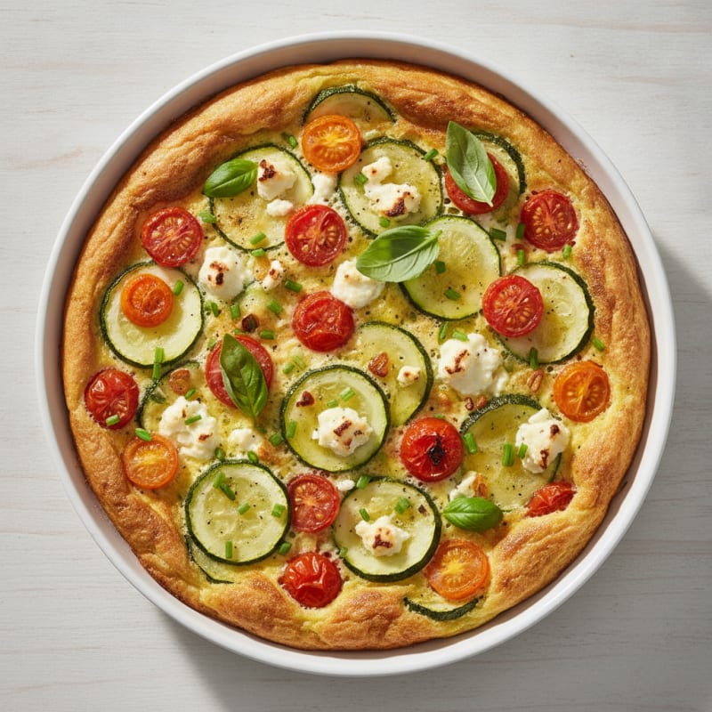 Summer Vegetable and Herb Frittata