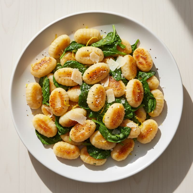 Creamy Ricotta Gnocchi with Zesty Lemon