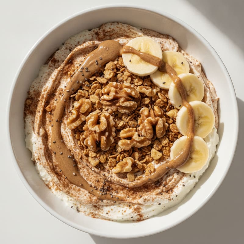 Banana Nut Muesli Yogurt Bowl