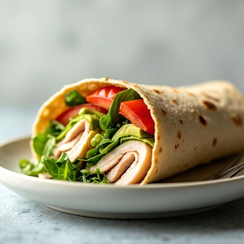 Fresh Turkey Avocado Wrap