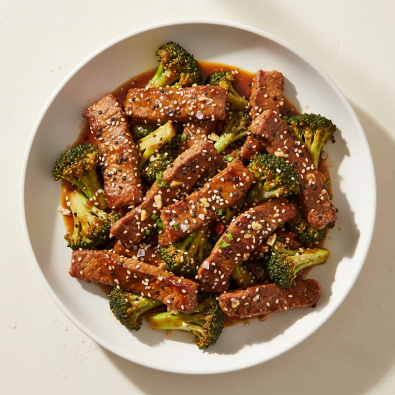 Sesame Beef and Broccoli Stir-Fry