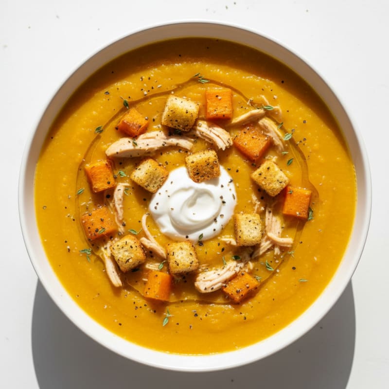 Creamy Roasted Butternut Squash Soup