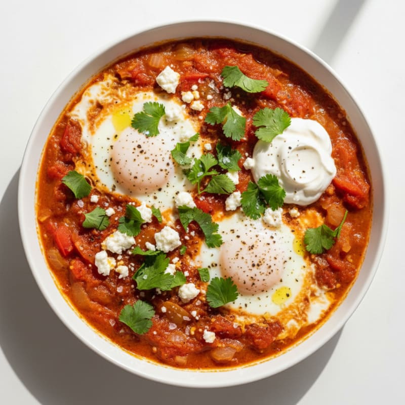 Shakshuka with Feta and Herbs