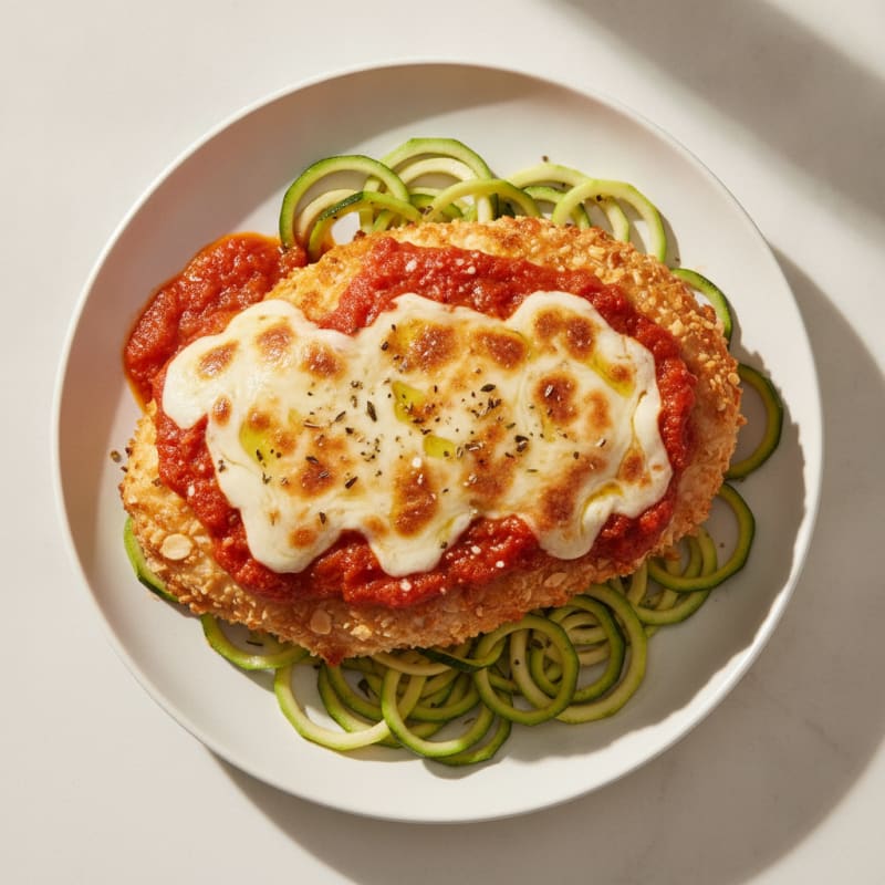 Crispy Chicken Parmesan with Marinara