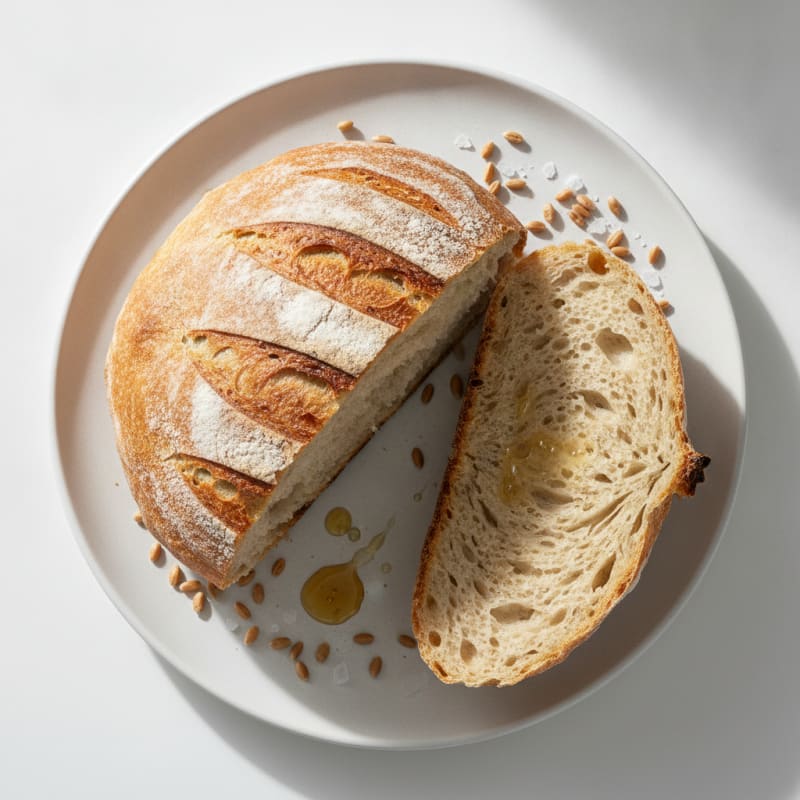 Rustic Artisan Sourdough Loaf
