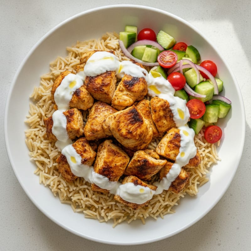 Chicken Shawarma Rice Bowl
