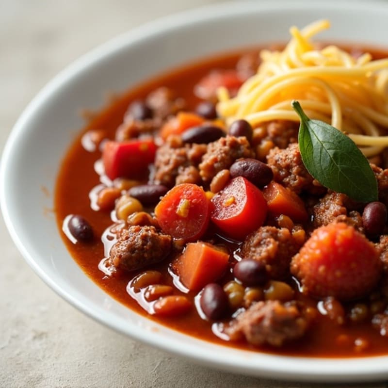 Lean Beef and Bean Homestyle Chili