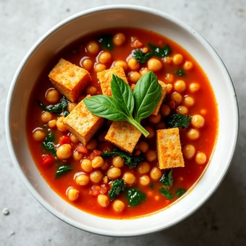Hearty Spiced Chickpea and Tomato Stew