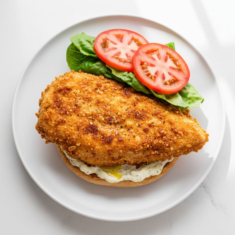 Crispy Pan-Seared Chicken Sandwich