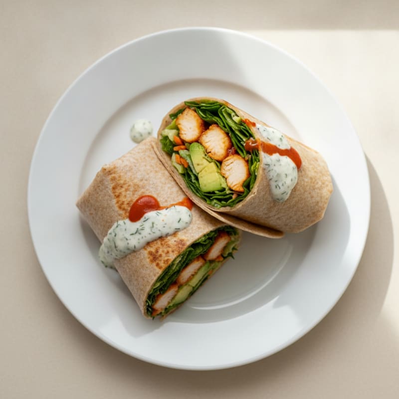 Buffalo Ranch Chicken Wrap