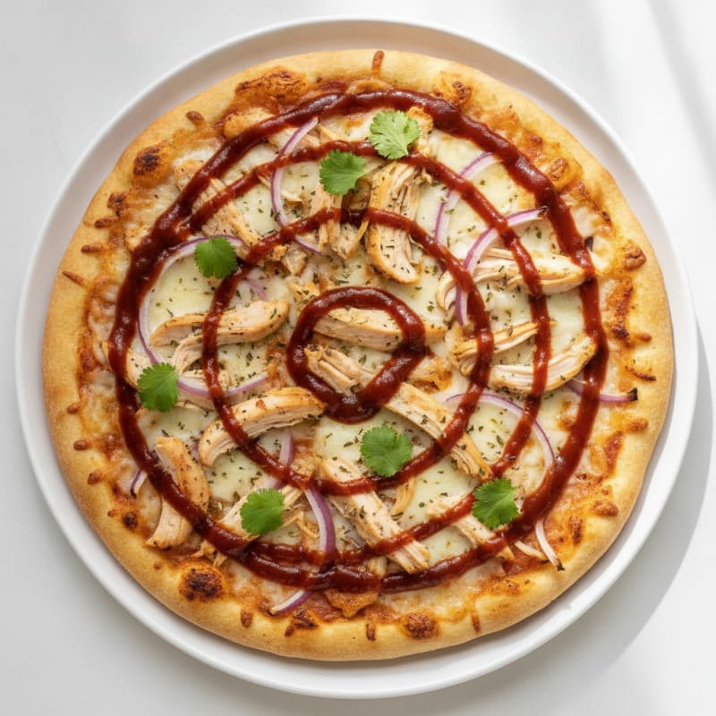 High-Protein BBQ Chicken Pizza