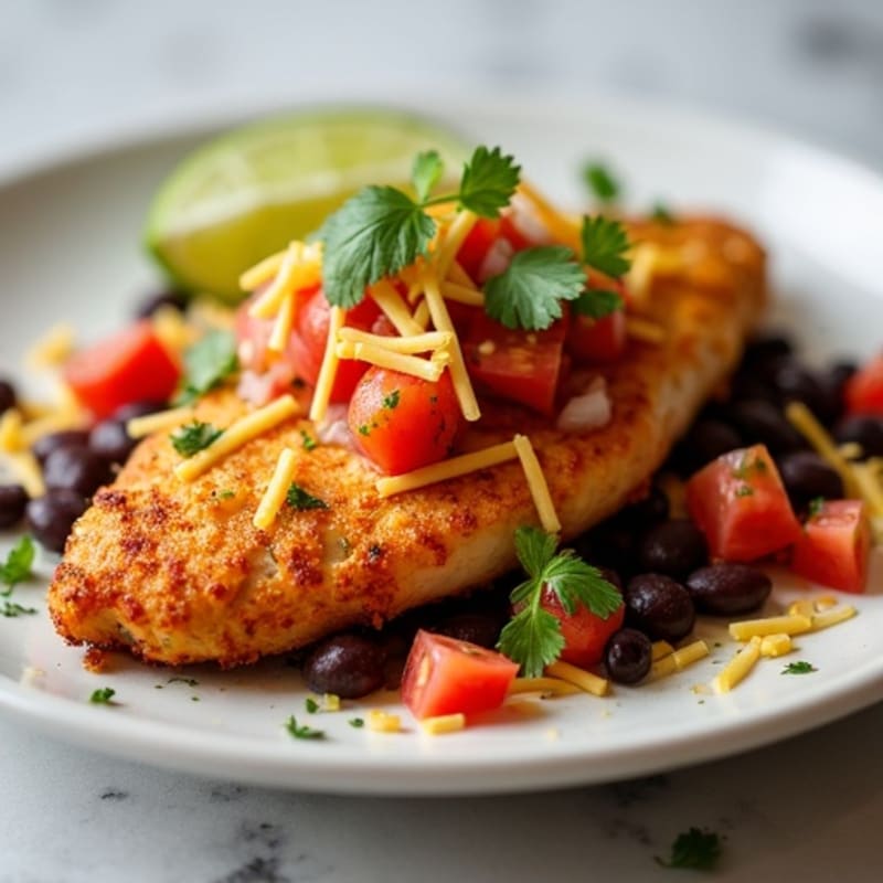 Crispy Chicken and Tortilla Bake with Fresh Salsa