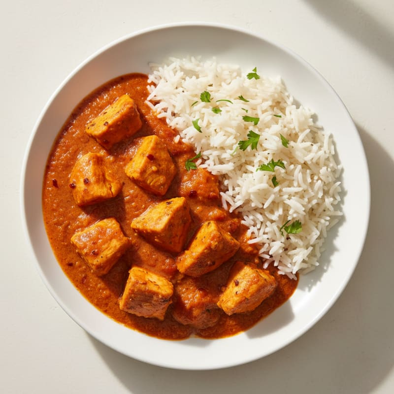Spiced Butter Chicken with Basmati Rice