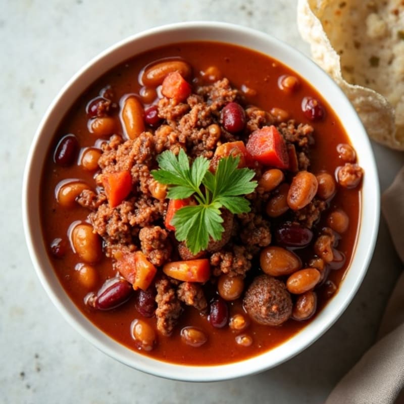 Hearty Lean Beef and Bean Chili