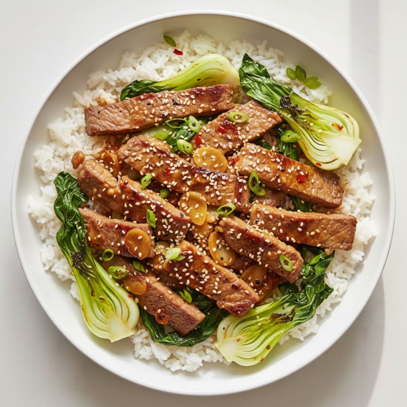 Tender Sesame-Ginger Beef Bulgogi