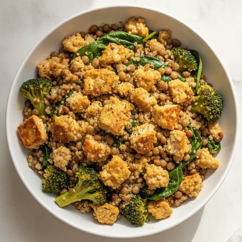 Lentil and Vegetable Power Bowl