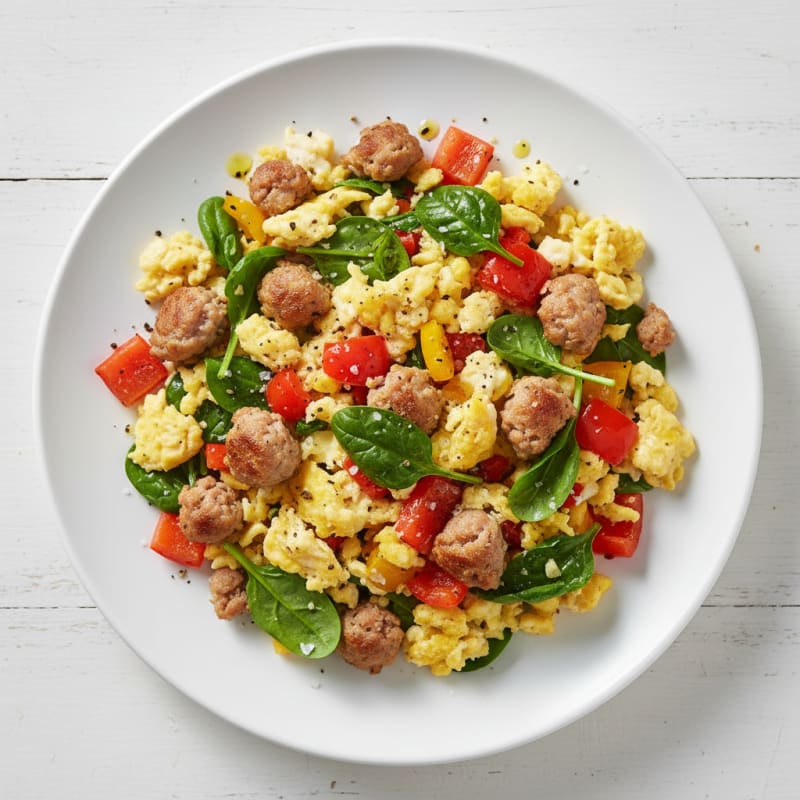 Hearty Sausage and Egg Scramble