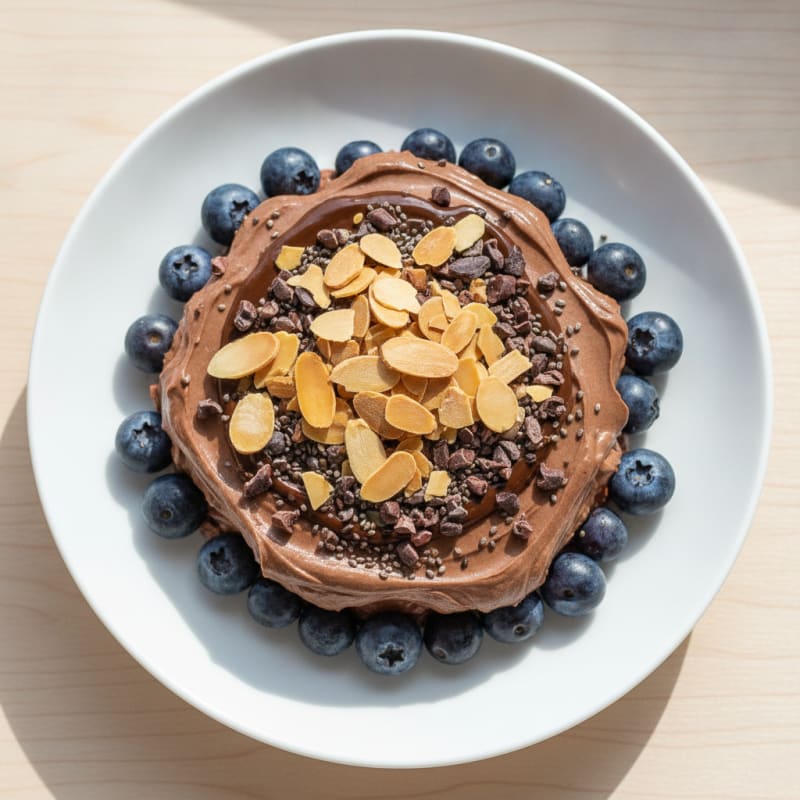 Chocolate Protein Greek Yogurt Parfait