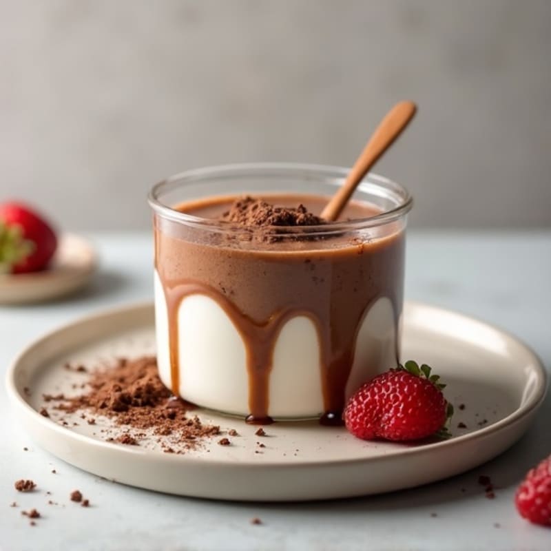 Creamy Greek Yogurt Chocolate Protein Pudding