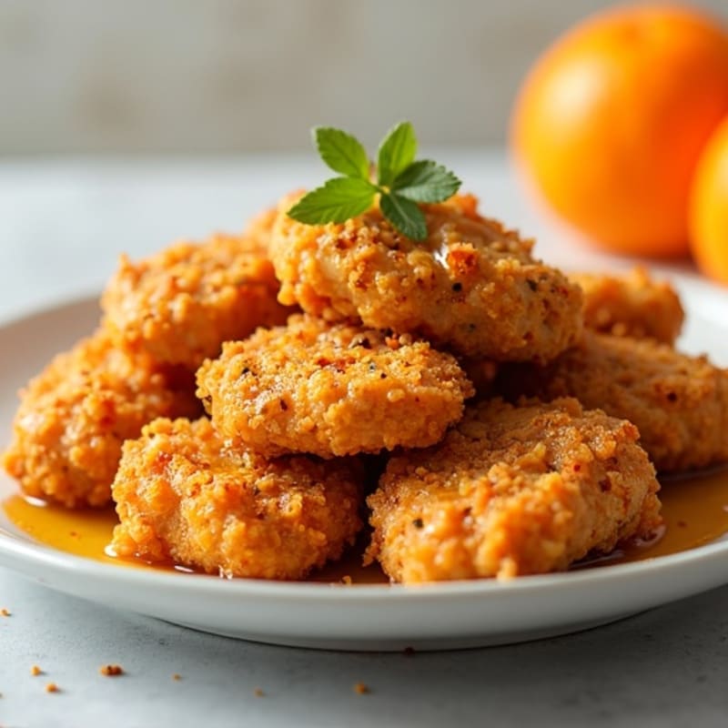 Crispy Air-Fried Orange Chicken