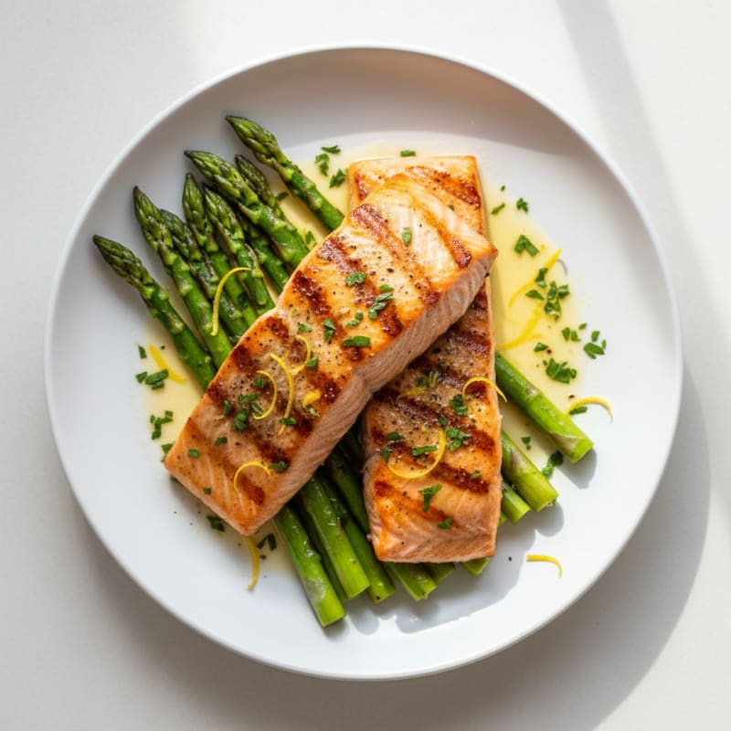Golden Lemon-Herb Grilled Salmon