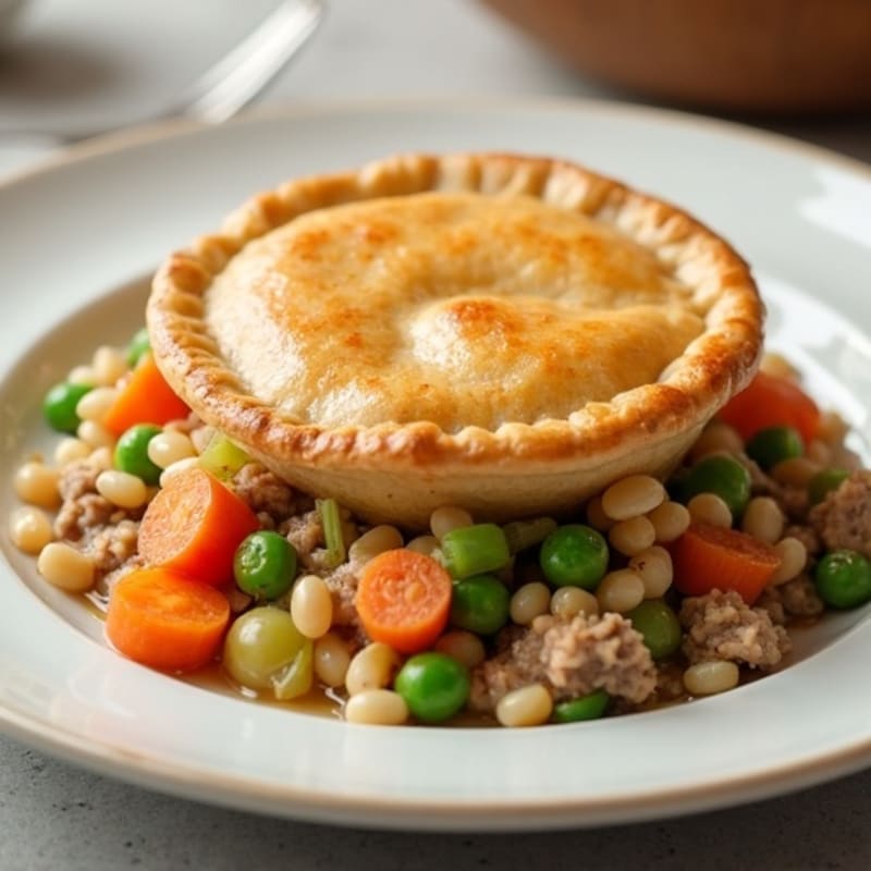 Wholesome Turkey Pot Pie with Hearty Vegetables