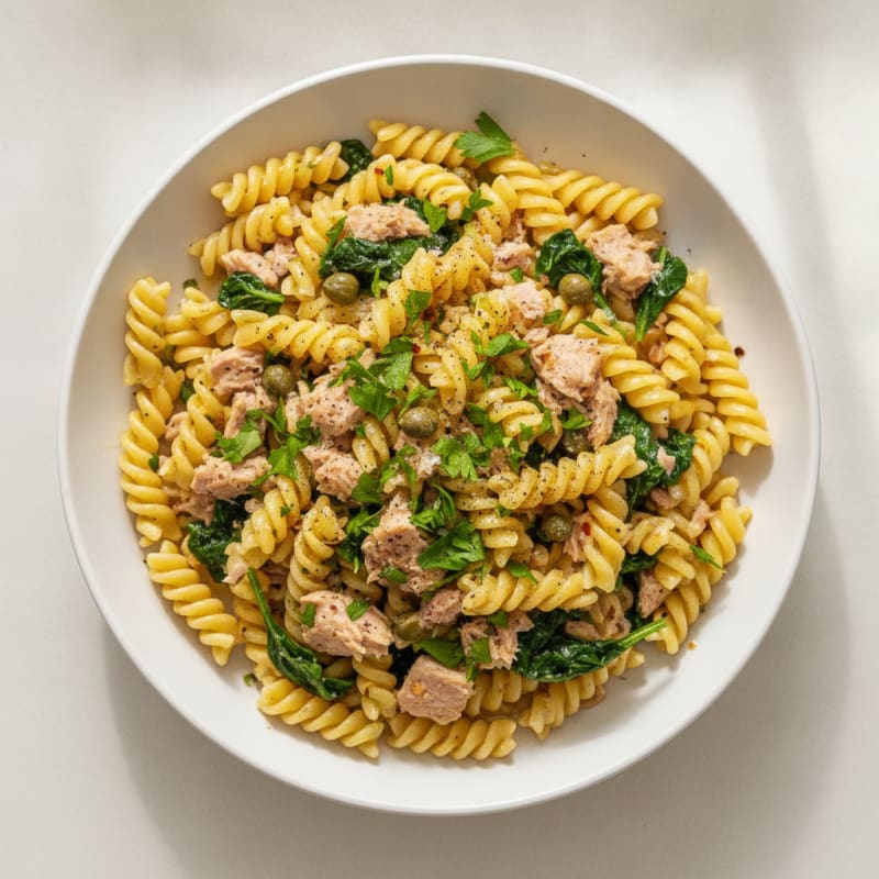 Zesty Lemon-Herb Tuna Pasta