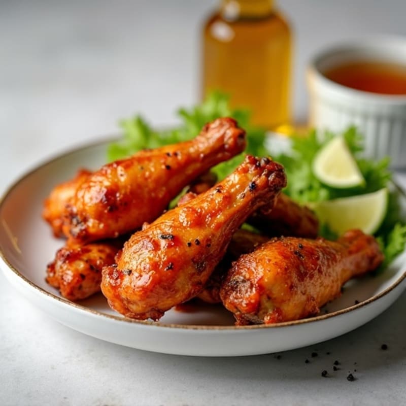 Crispy Honey-Glazed Chicken Wings