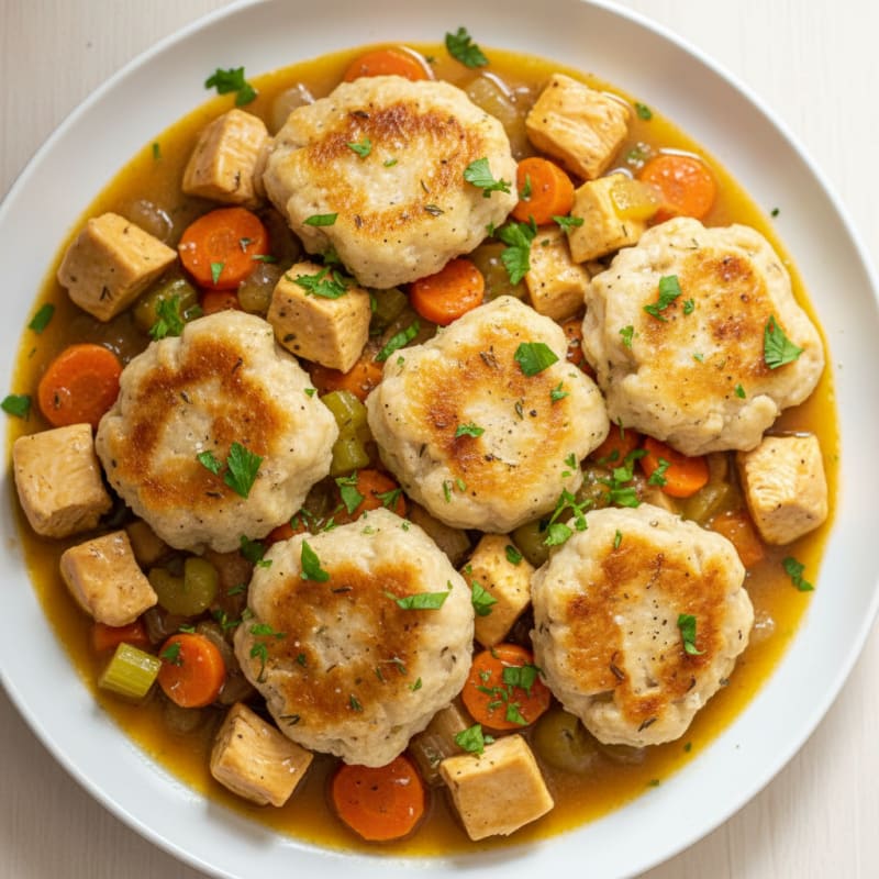 Homestyle Chicken and Herb Dumplings