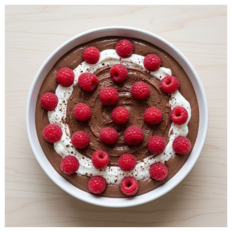 Silky Chocolate Protein Pudding with Greek Yogurt