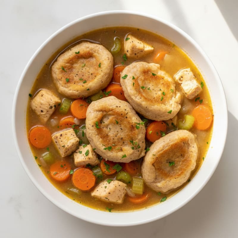 Homestyle Chicken and Herb Dumplings
