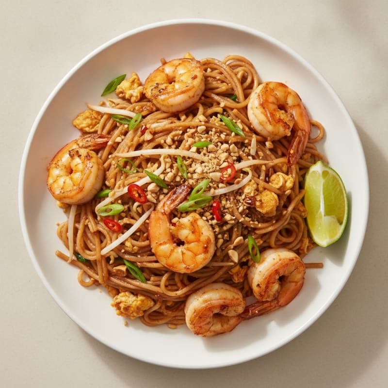 Shrimp Pad Thai Noodles