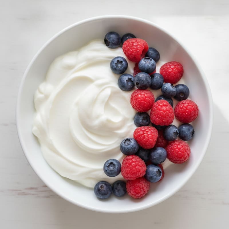 Greek Yogurt Protein Bowl with Mixed Berries