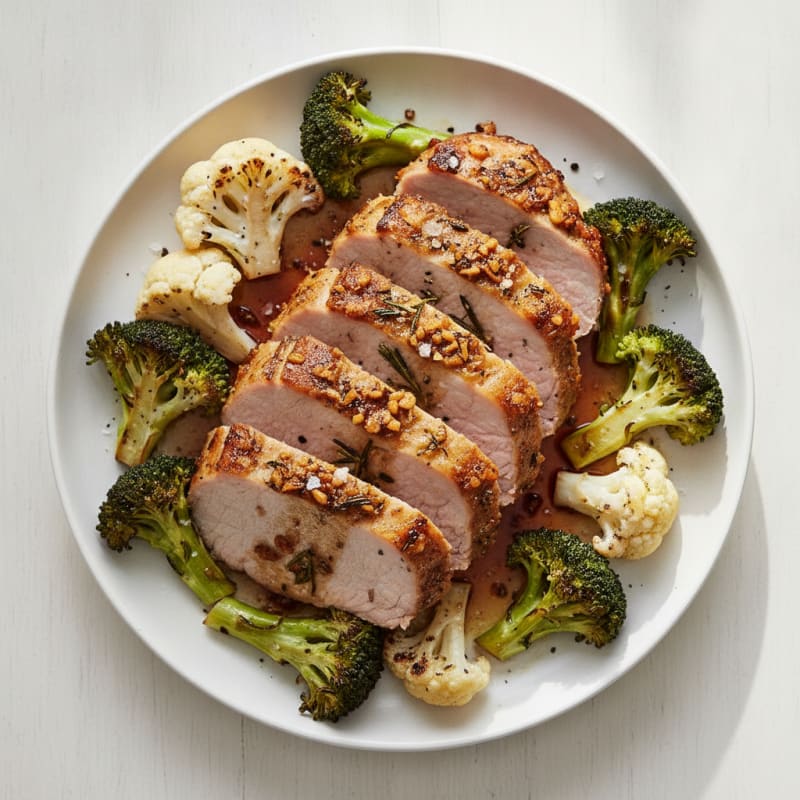 Garlic Herb Roasted Pork Loin