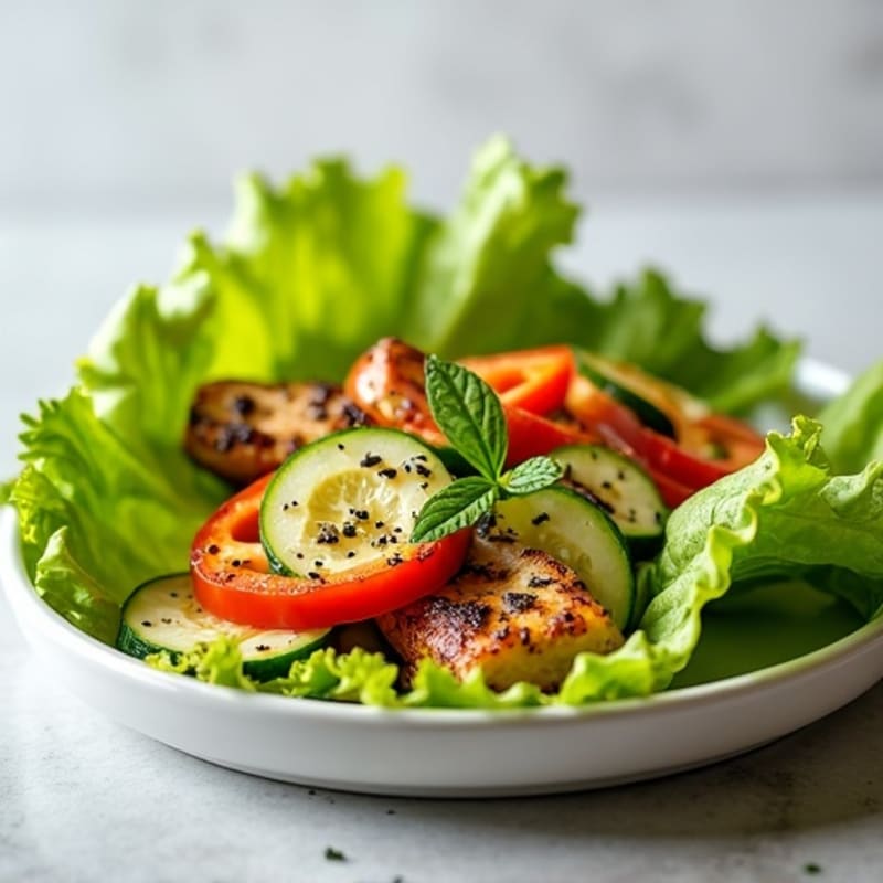 Herb-Grilled Chicken Lettuce Wrap