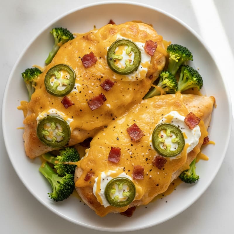 Jalapeño Popper Chicken Bake